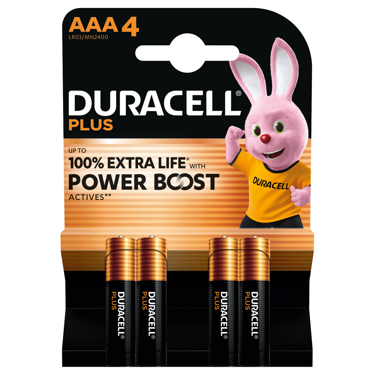 Duracell alcalines AAA Plus, 1,5V Noir - vue 6