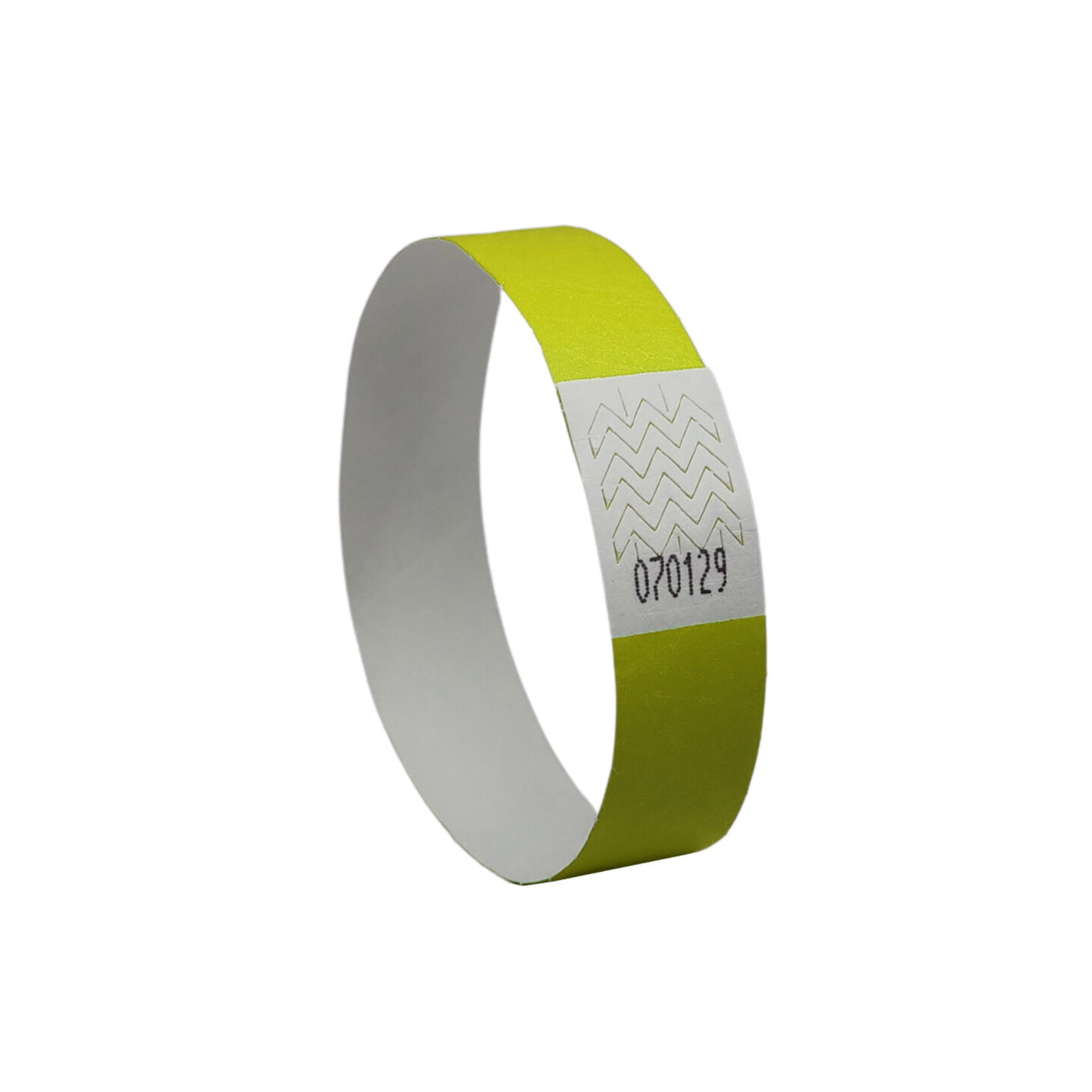 Avery Bracelet d'identification en papier Tyvek 25,6 x 1,9 cm - Lot de 500 - Jaune Fluo