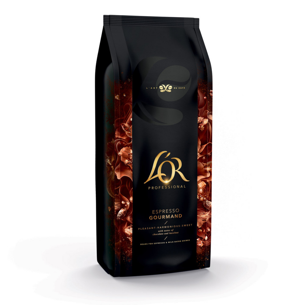 L'OR Caf en grains Espresso Gourmand - Paquet de 1 kg