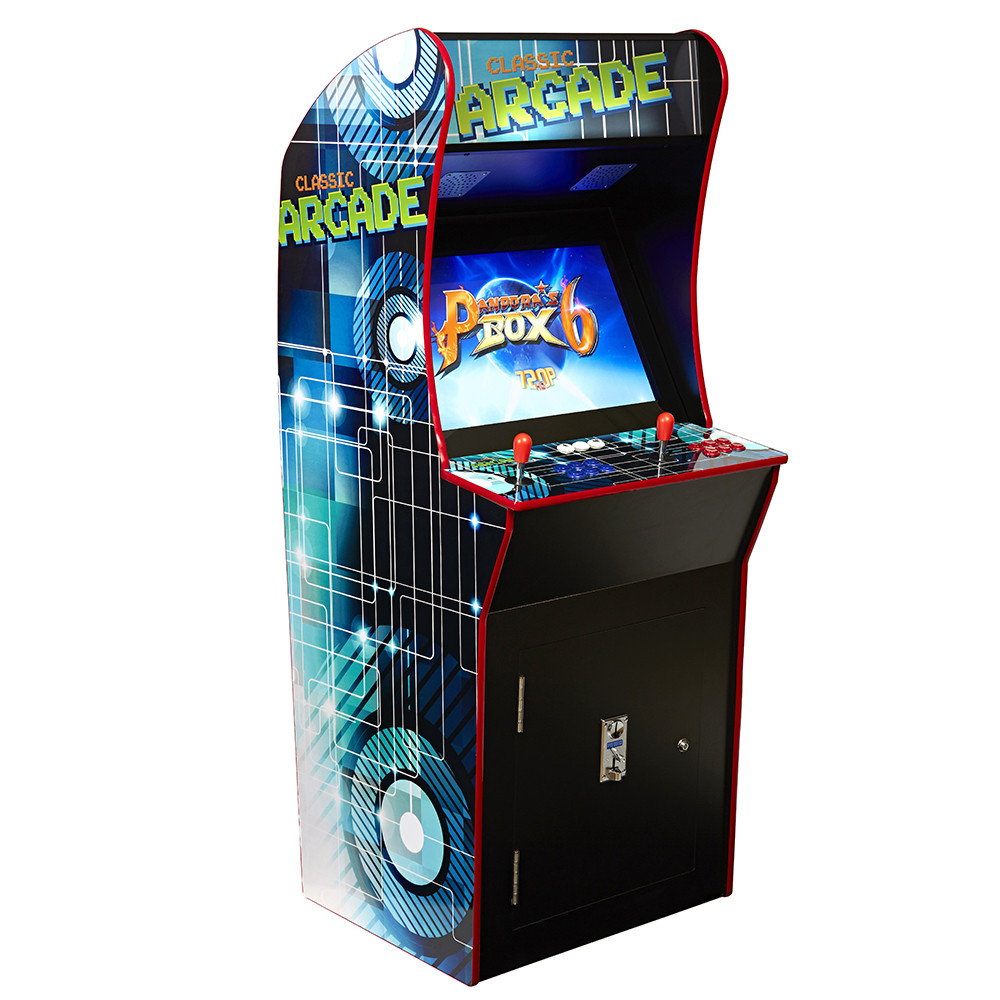 Ren Pierre Borne d'arcade Premium 1251 jeux - 2 joueurs - Bleu