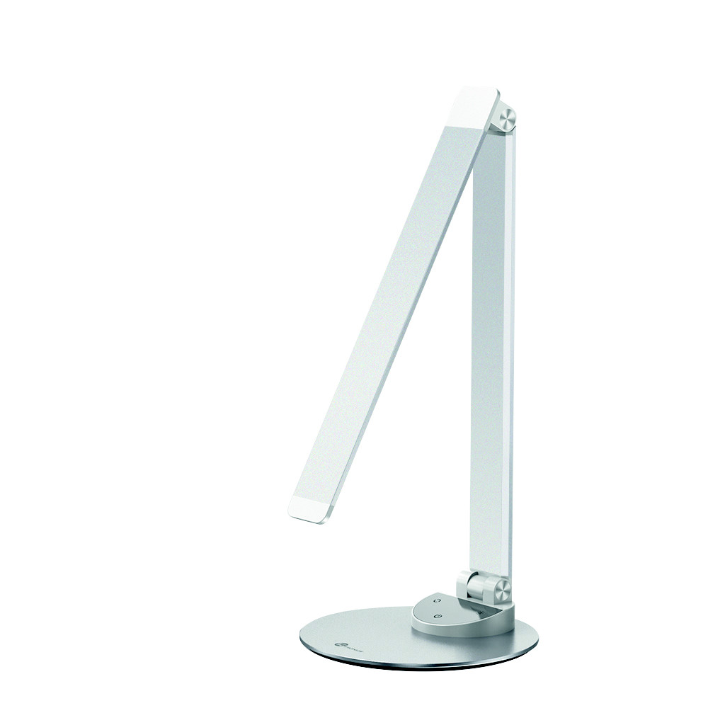 Taotronics Lampe de bureau Taoh - Led intgre - 9W - Bras et tte articuls - Variateur d'intensit - Port USB - Gris