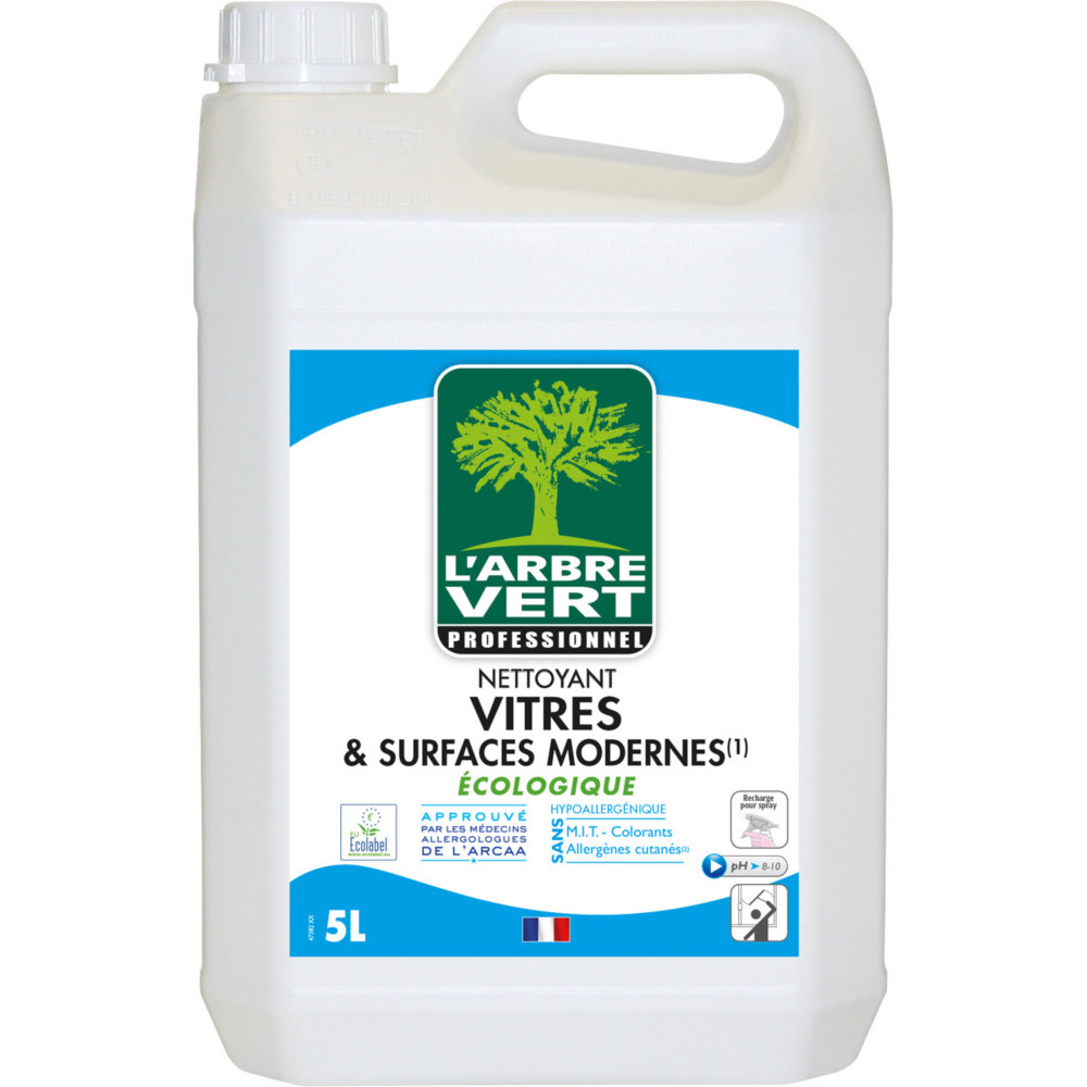 Arbre Vert Nettoyant cologique pour vitres et surfaces - 5l