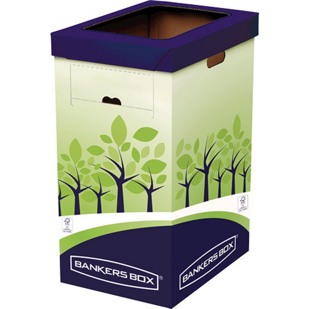 Bankers Box Corbeille de tri slectif pour le recyclage des papiers - 69L