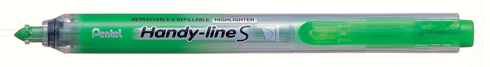 Pentel Surligneur Handy Line S pointe biseaute rtractable - 4 mm - Vert