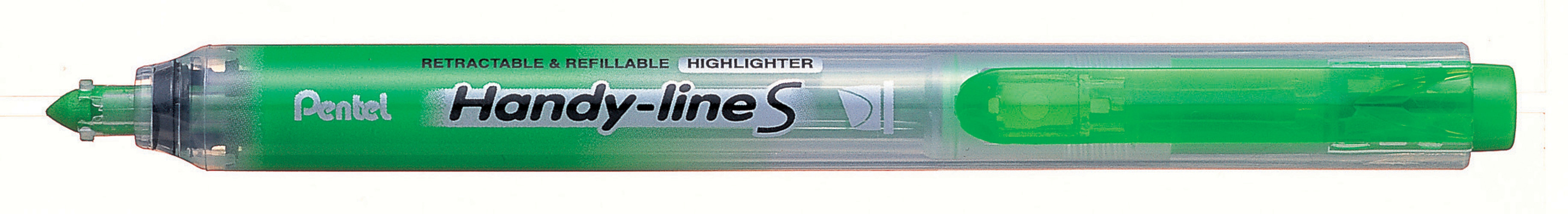 Pentel Surligneur Handy Line pointe biseautée rétractable 4 mm