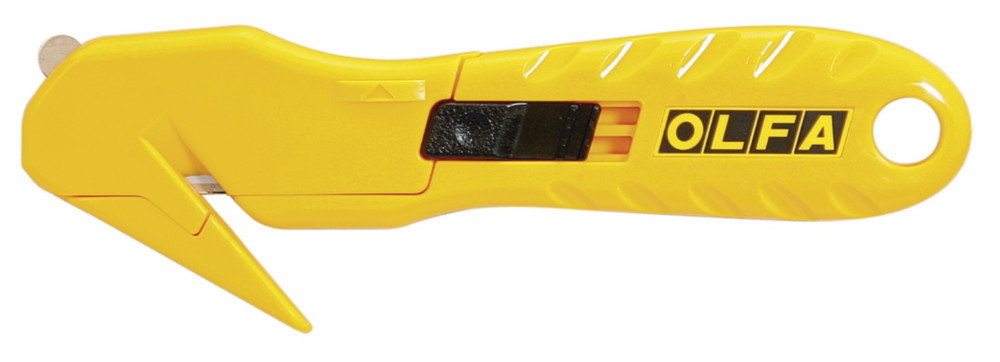 OLFA Cutter de scurit ambidextre SK10 spcial feuillard - Lame 17,5 mm