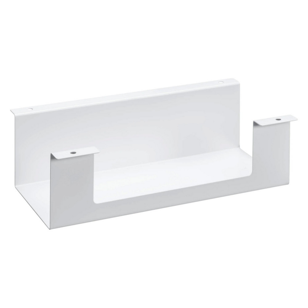 Goulotte organisateur de cbles L. 30 cm  Blanc