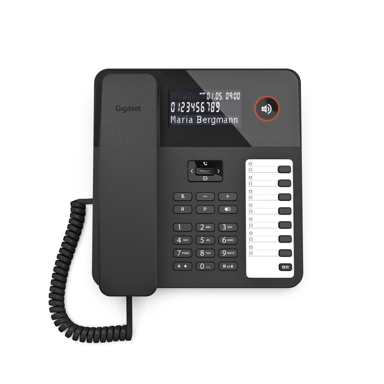 GIGASET DESK 600 NERO TELEFONO CORDED COMPATIBILE CENTRALINI TELEFONICI E APPARECCHI ACUSTICI - vue 2