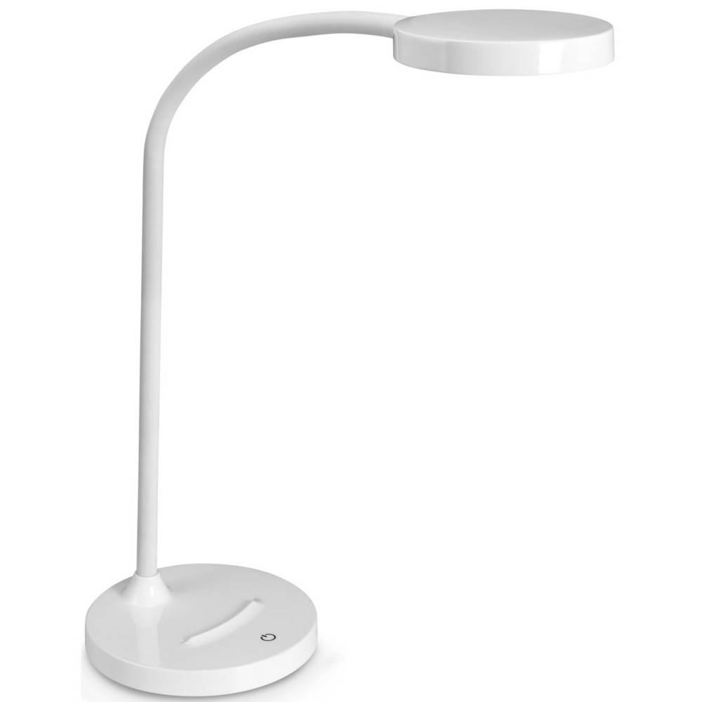 Cep Lampe de bureau Klo - Led intgre - 7W - Bras flexible - Variateur d'intensit - Blanc