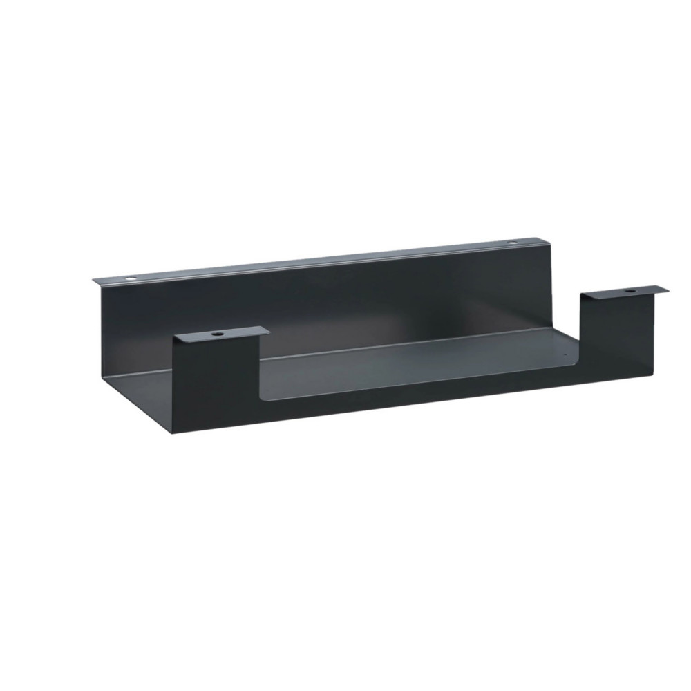 Goulotte organisateur de cbles L. 60 cm  Noir