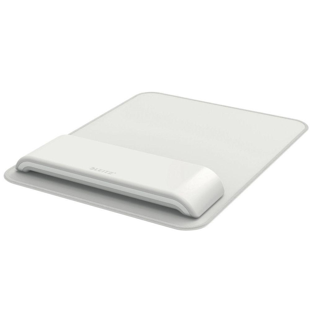 Leitz Ergo Tapis de souris ergonomique avec repose-poignet intgr hauteur rglable - Gris clair