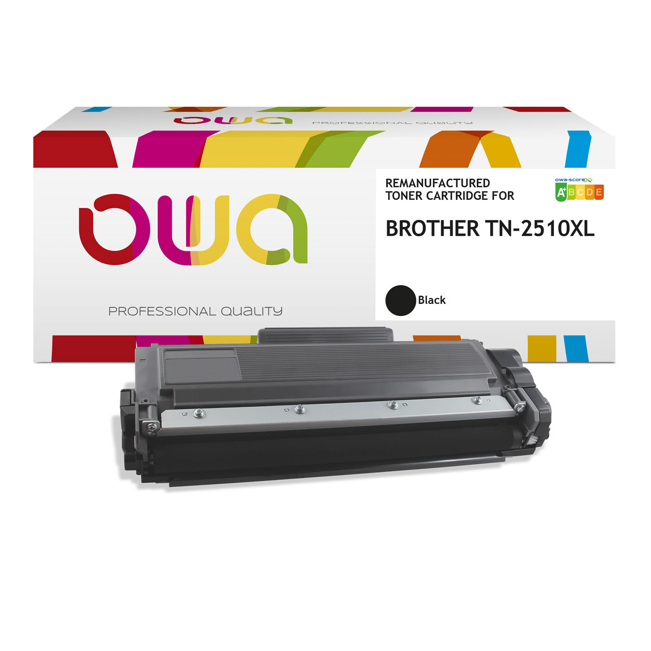 OWA Toner compatible BROTHER TN2510XL - K16544OW - Noir