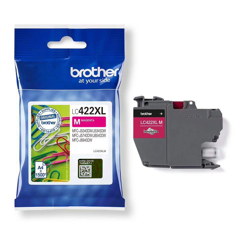 Brother LC422XLM Cartouche d'encre originale grande capacit - Magenta