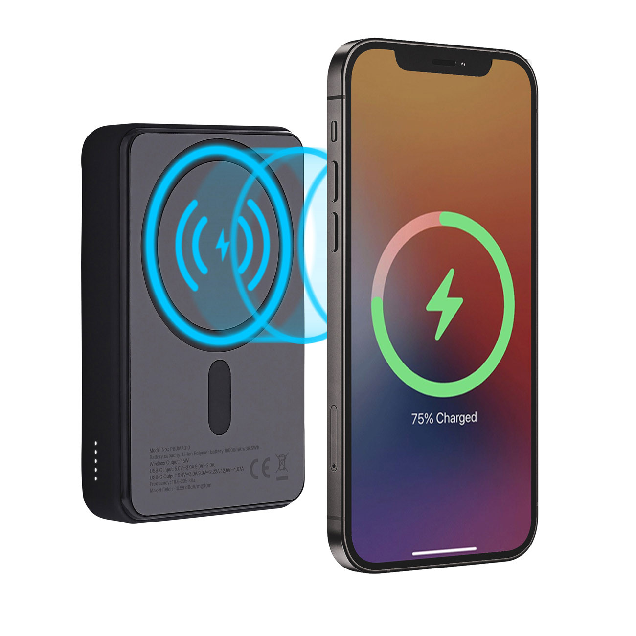 T'nB PBUMAG10 banque d'alimentation électrique 10000 mAh Recharge sans fil Neuf - vue 4