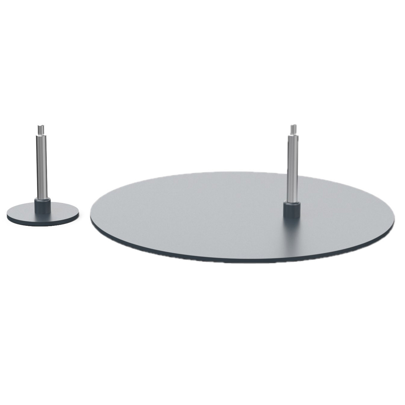 Pieds pour panneau-écran à poser Solange H.40 ou 50 cm - Jeu de 2