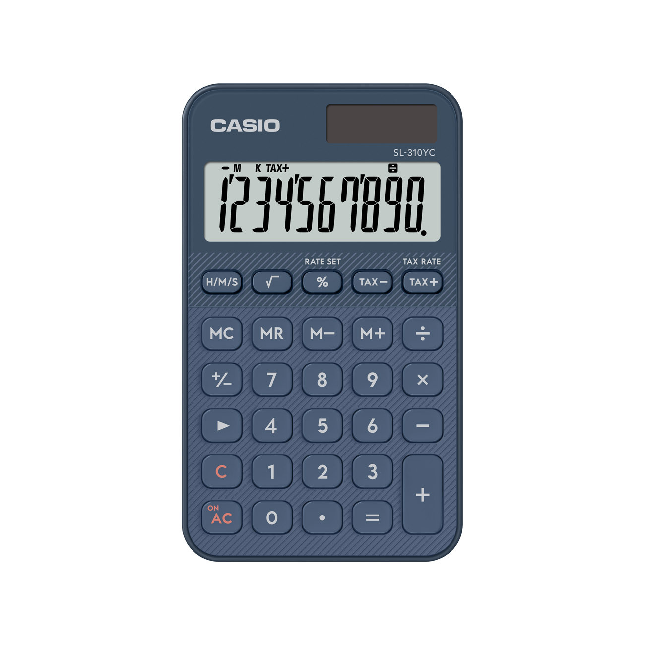 Casio SL-310YC - Calculatrice de bureau - 10 chiffres Bleu - vue 2