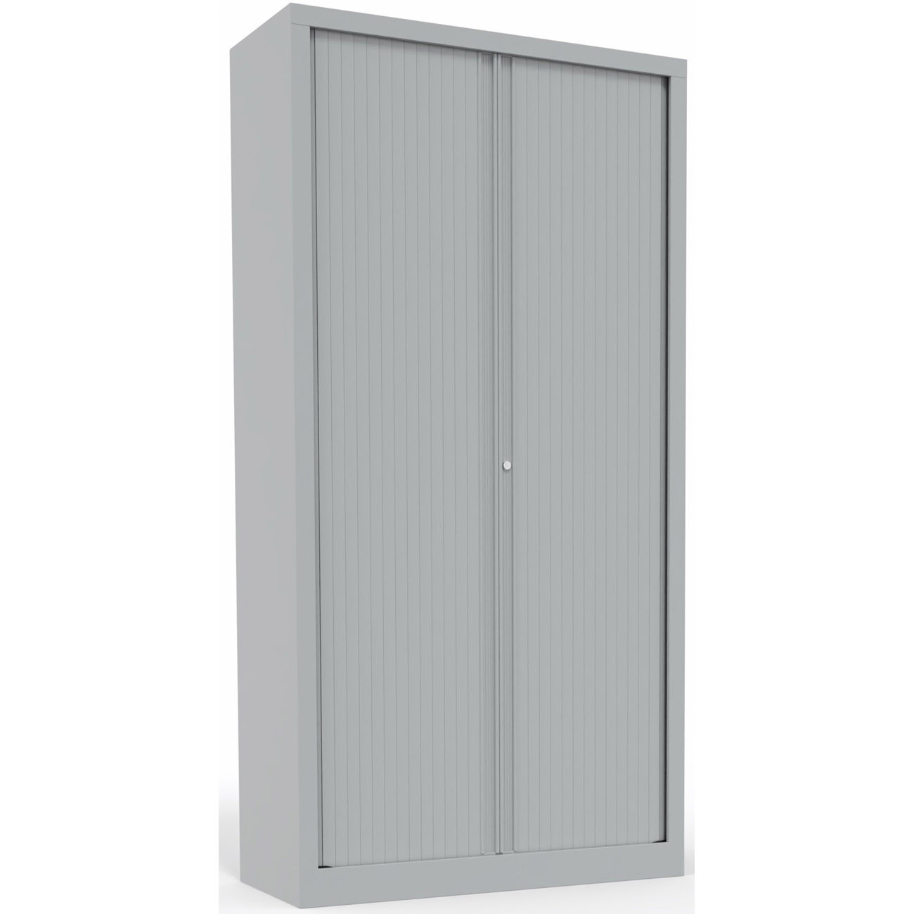 Armoire+à+rideaux+metal+monobloc+Natura+NF+-+H.198+x+L.100+cm+-+Corps+Aluminium+-+Rideaux+Aluminium