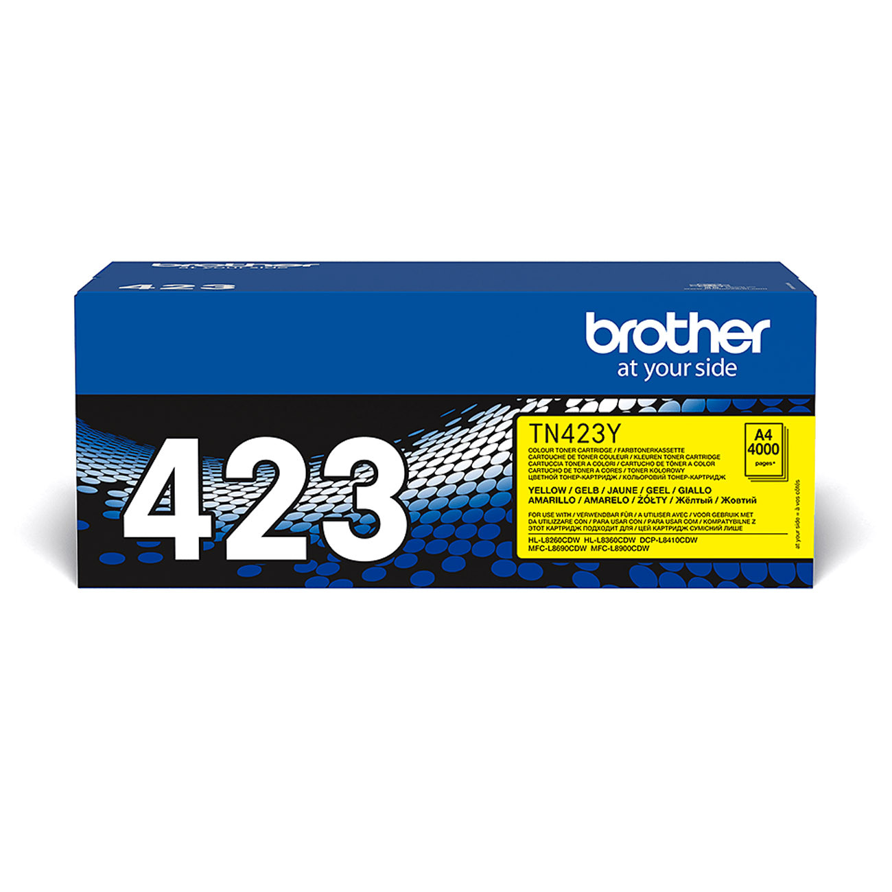 Brother TN | cartouche de toner original | Jaune - vue 7
