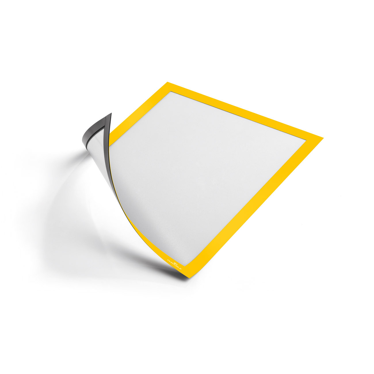 DURABLE Pochette murale DURAFRAME® Cadre d'affichage MAGNETIC A4 - Cadre jaune - Sachet de 5