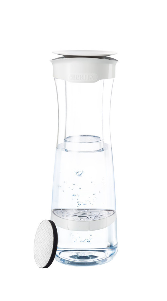 Brita Bouteille filtrante 1,3L - 1 filtre inclus - Blanc graphite