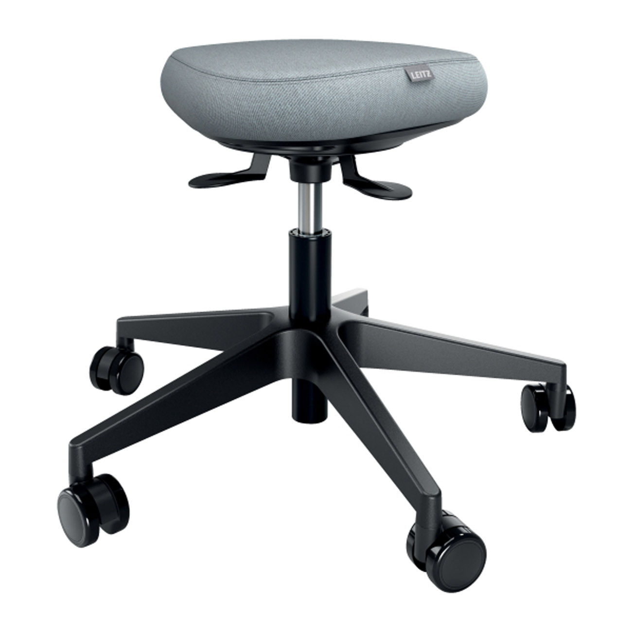 Tabouret siège actif Leitz Ergo avec roulettes et siège oscillant