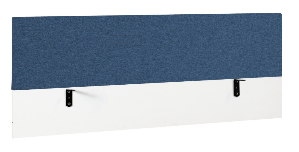 Ecran de sparation Vitaly L.120 x H.60 cm - Tissu Bleu Indigo