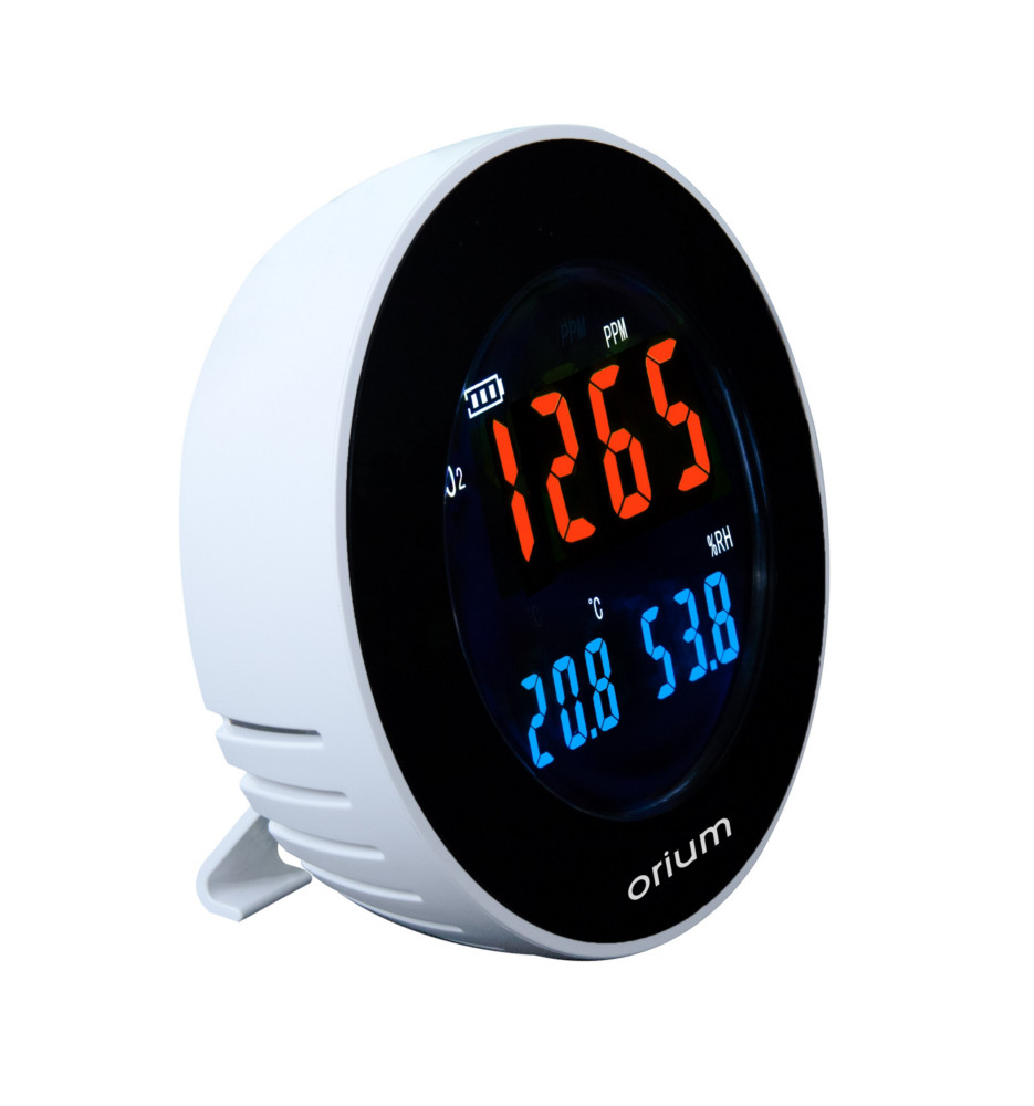 Orium Quaelis 16 - Dtecteur de CO - Mesureur de qualit de l'air intrieur - Blanc