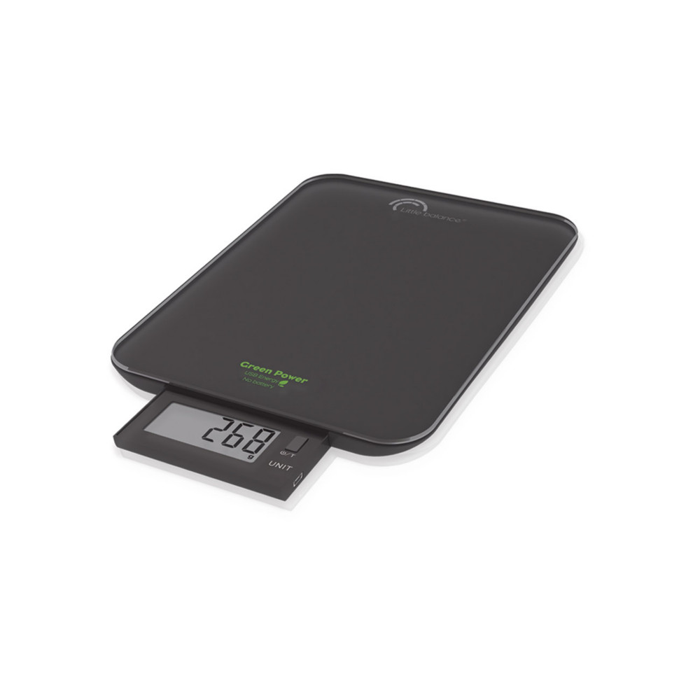 Little Balance Pse-colis USB-R Slide recharge USB - 10 kg - Noir
