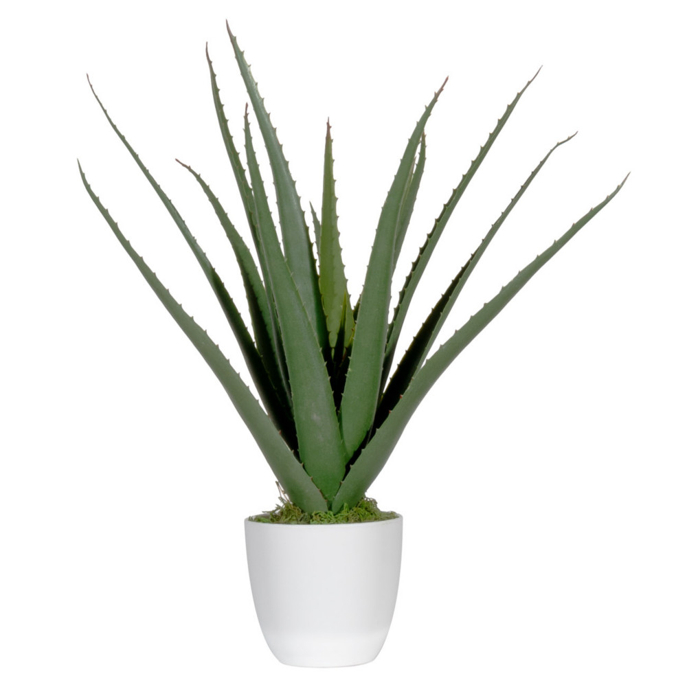 Meet Paperflow Plante artificielle Aloe Vera H. 45 cm - Feuillage plastique vert