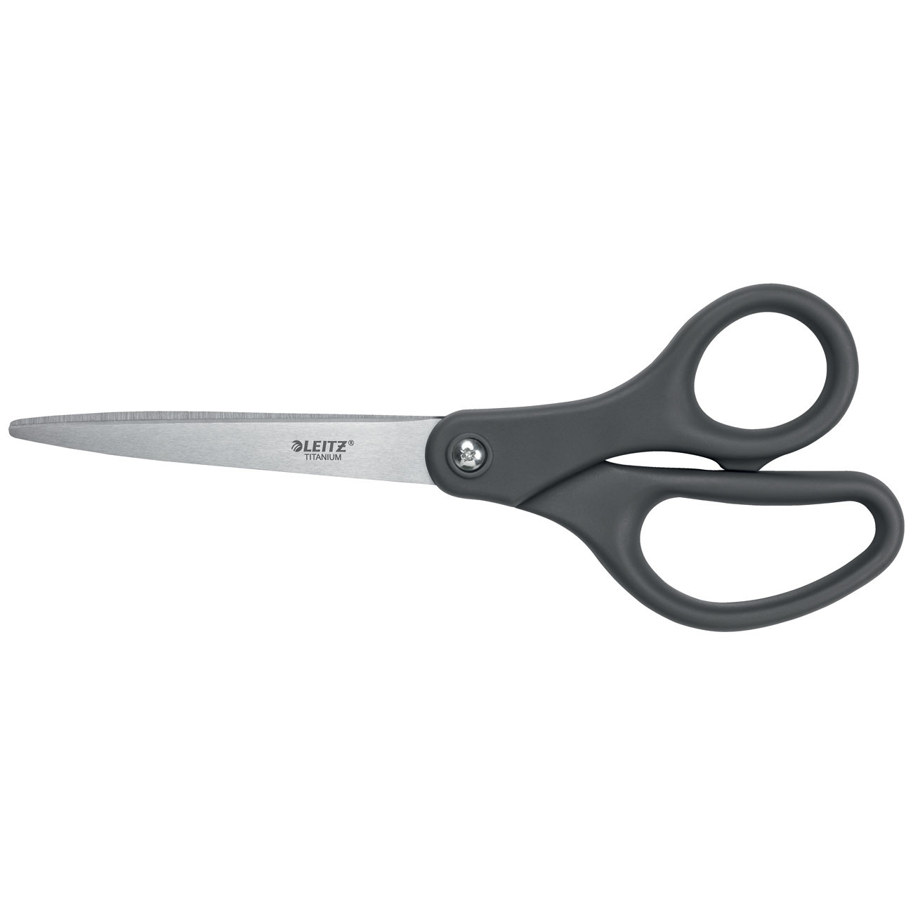 Leitz Ciseaux Titanium aux bouts ronds - Longueur 21 cm - Gris foncé