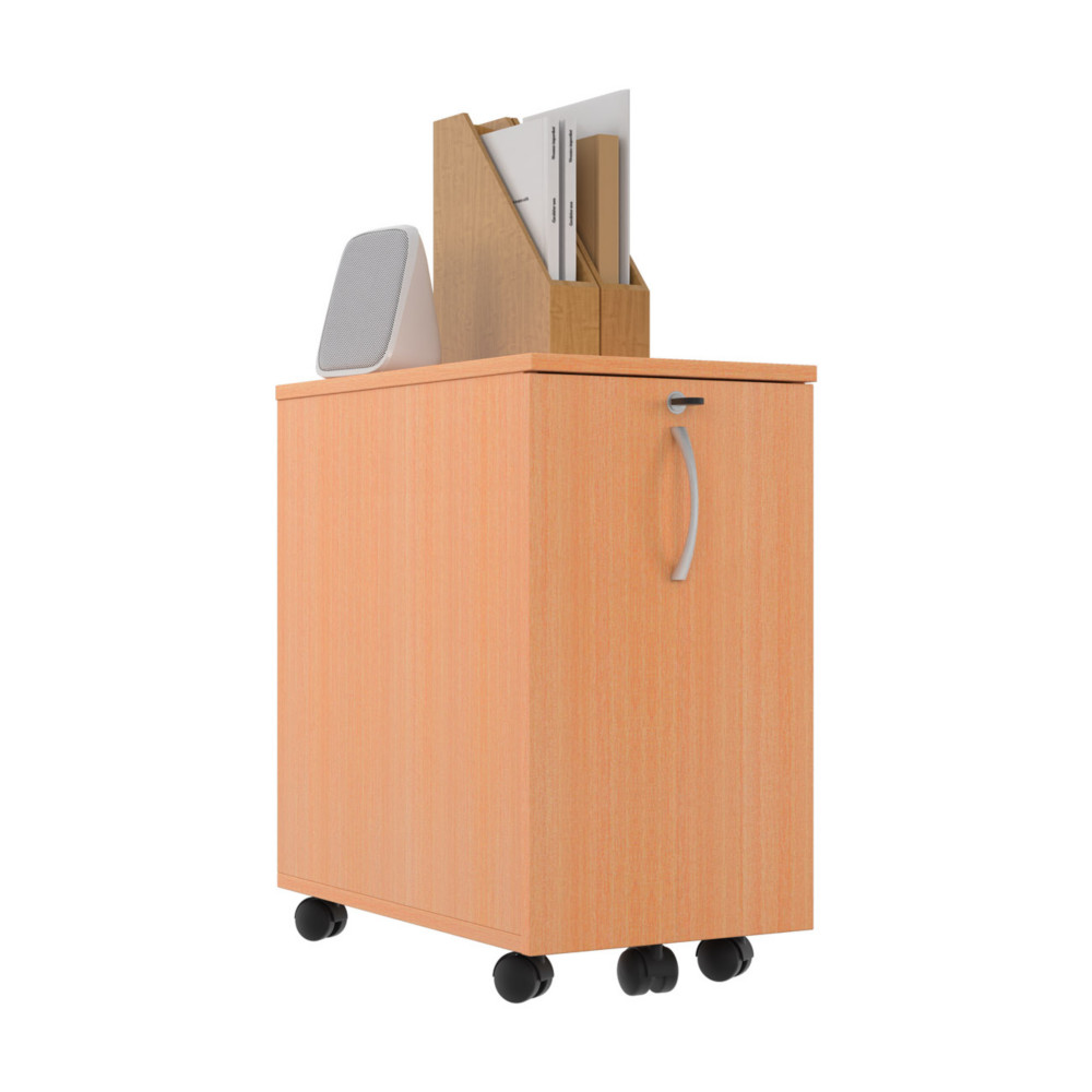 Caisson mobile 1 tiroir L.32 x P.55 x H.60 cm - Htre