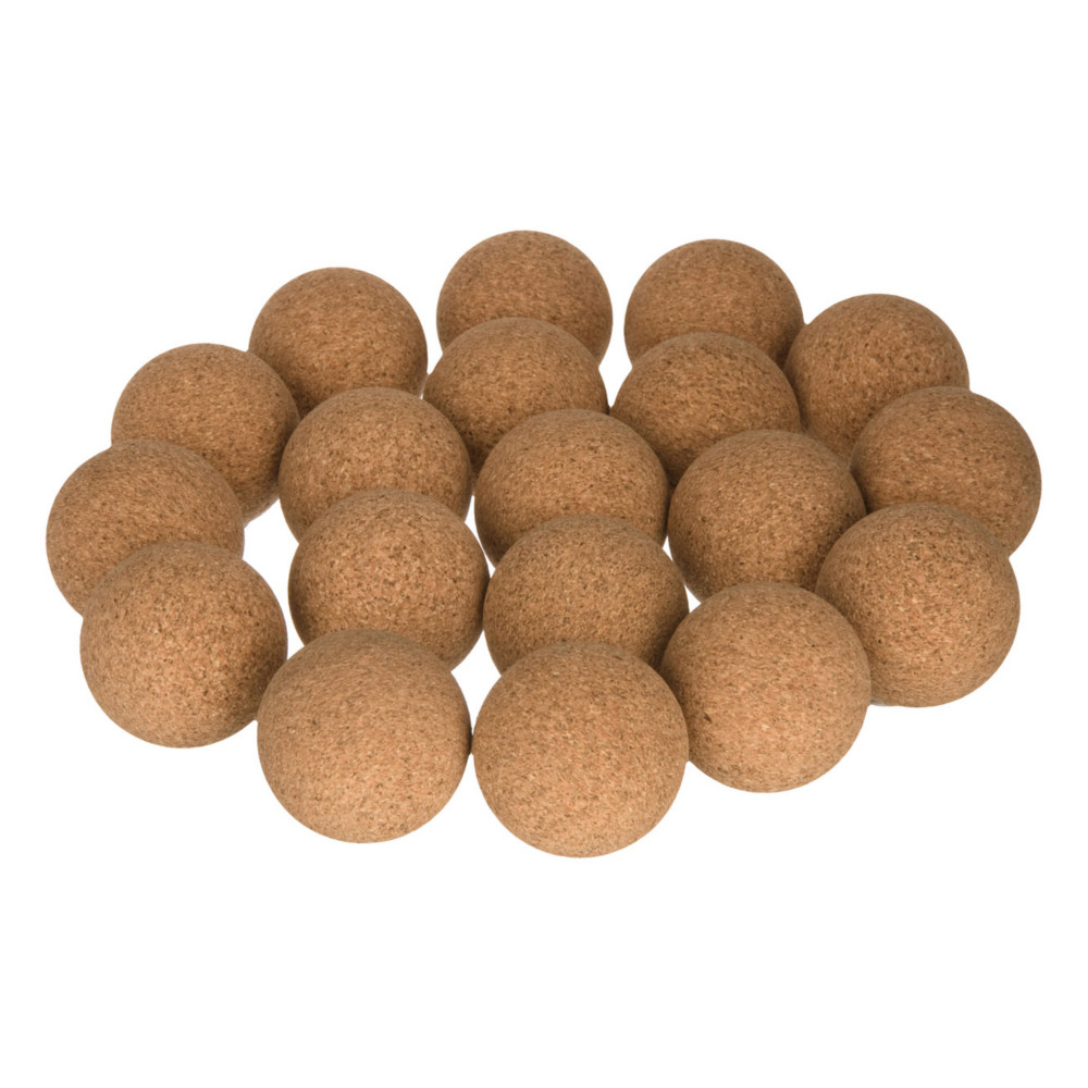 Ren Pierre Balles pour baby-foot en lige brut - Lot de 10