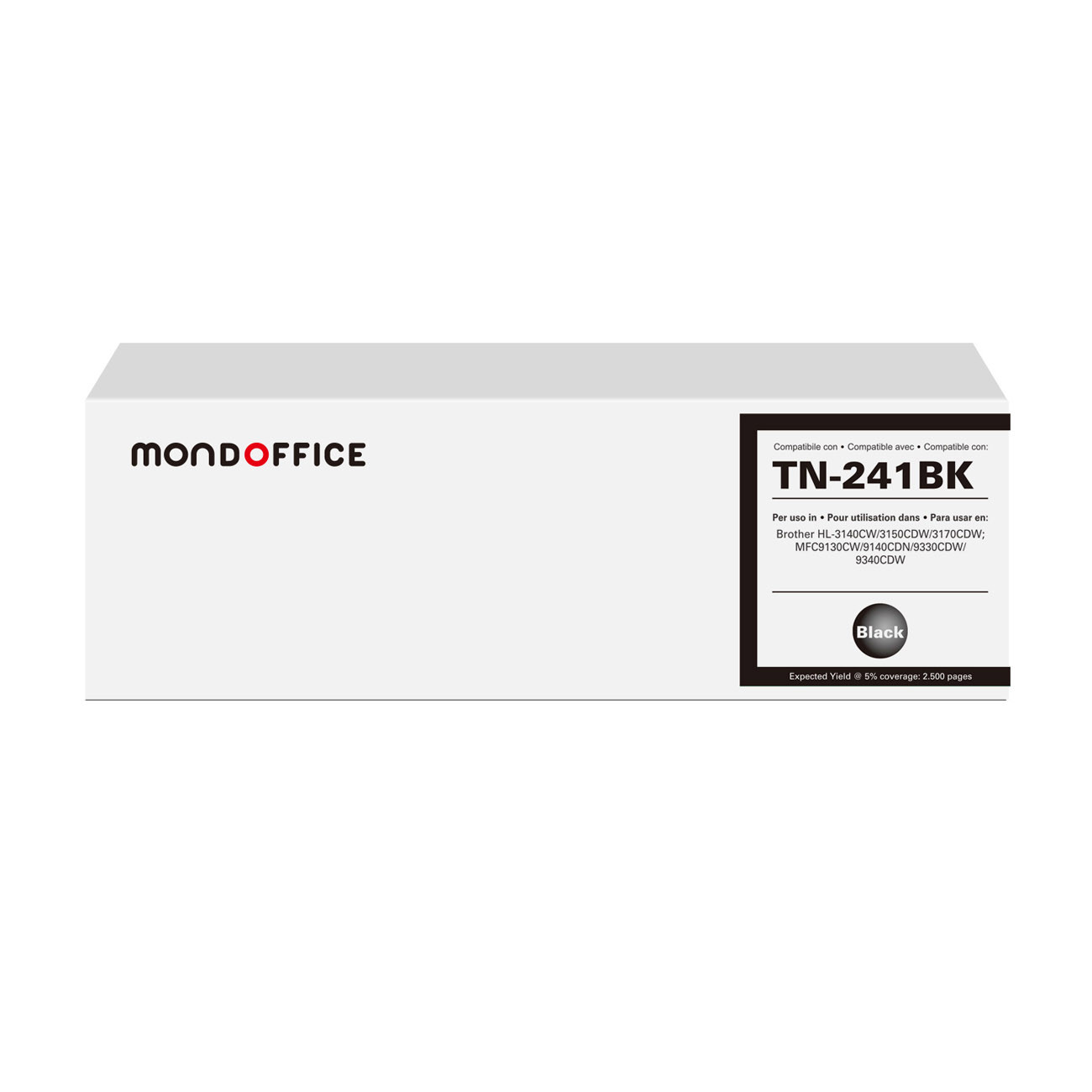 MONDOFFICE Toner compatible BROTHER TN241 - Noir