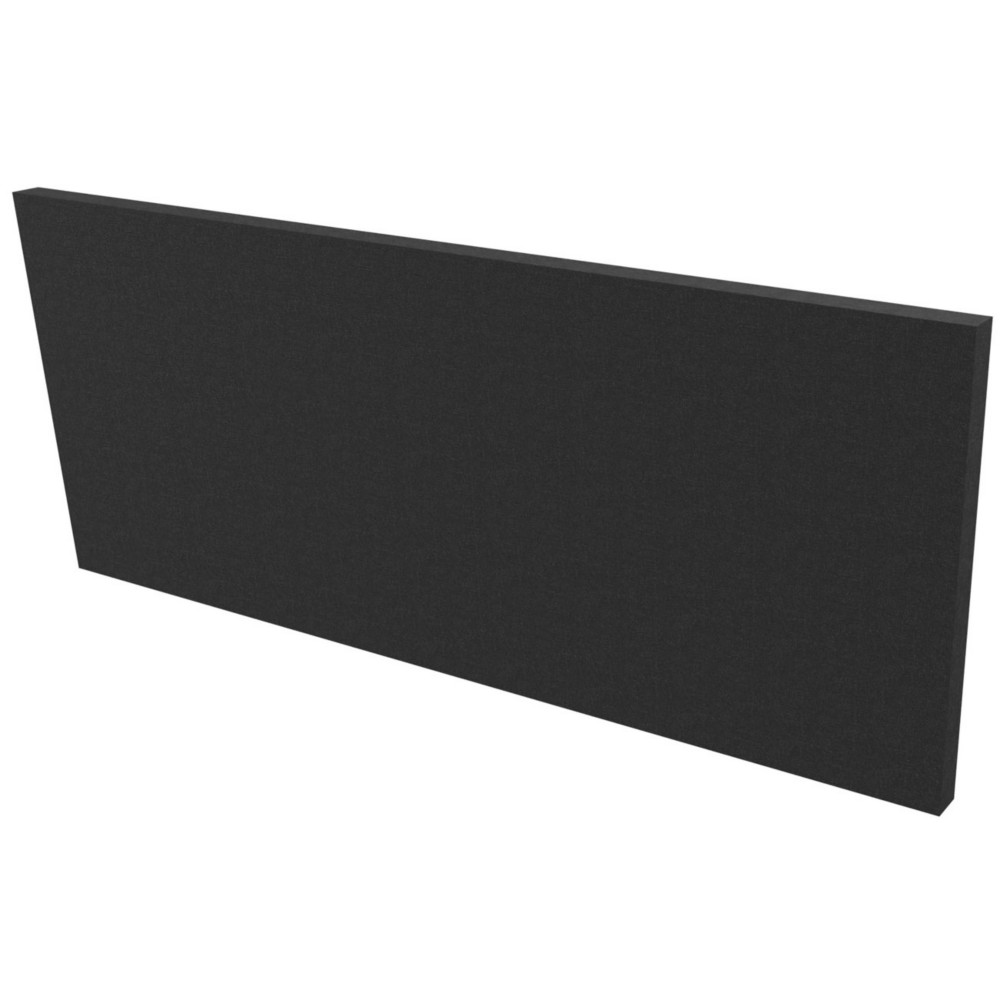 Panneau sparateur DUO pour bureau partag Activ'o - L.180 x H.75 cm - Anthracite - Support Blanc