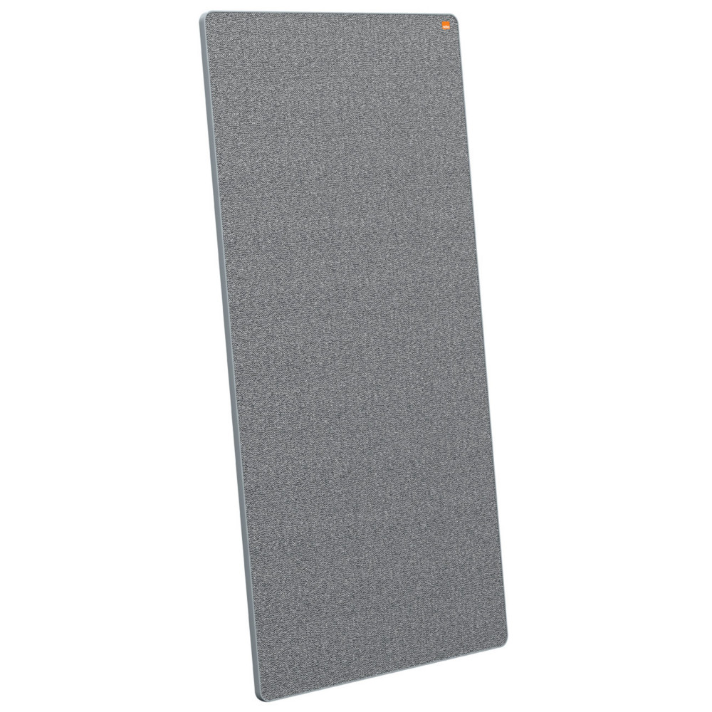 Nobo Tableau double face magntique blanc / affichage gris Move & Meet - L.90 x H.180 cm
