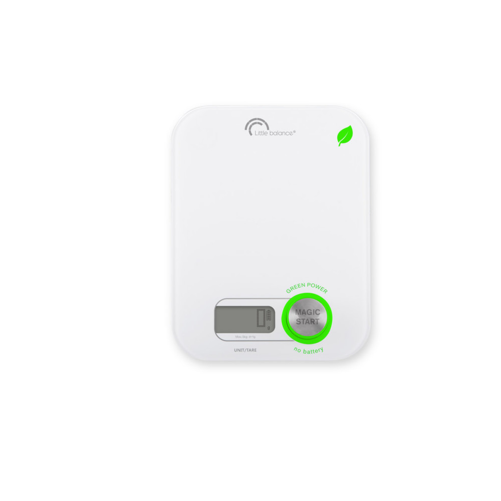Little Balance Pse-lettres Green Power sans piles - 5 kg - Blanc