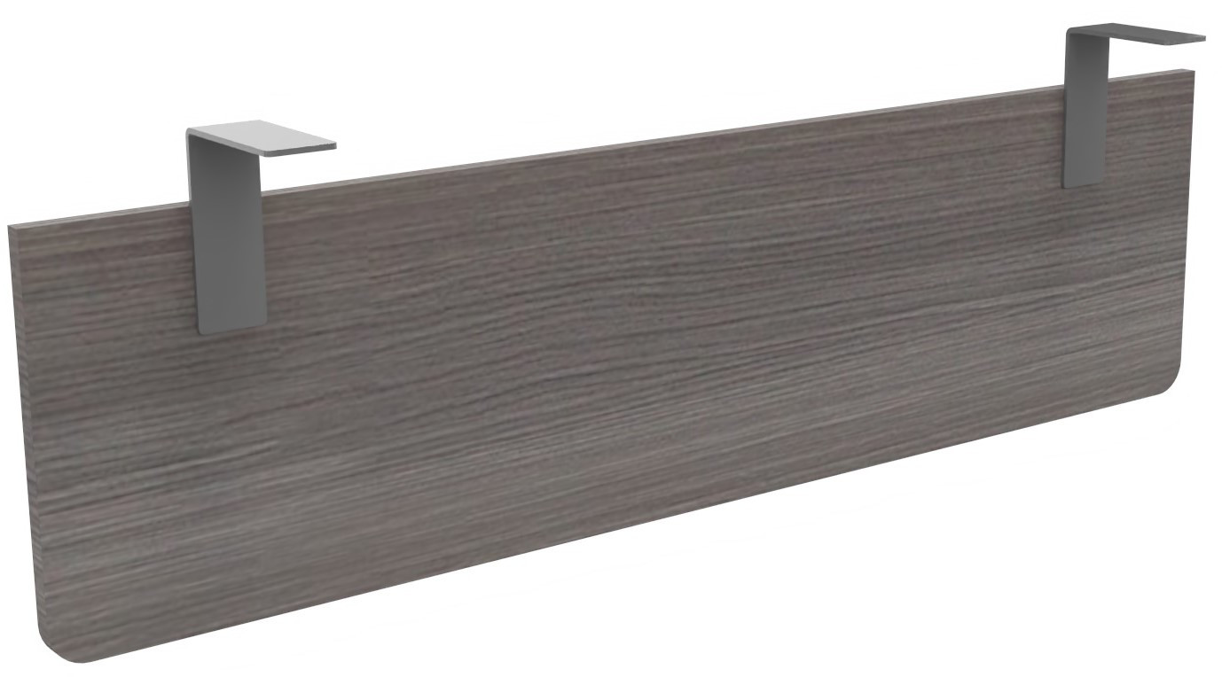 Voile+de+fond+E-Link+/+Biospace+pour+bureau+L.140+cm+-+Cedre+-+Fixations+Aluminium