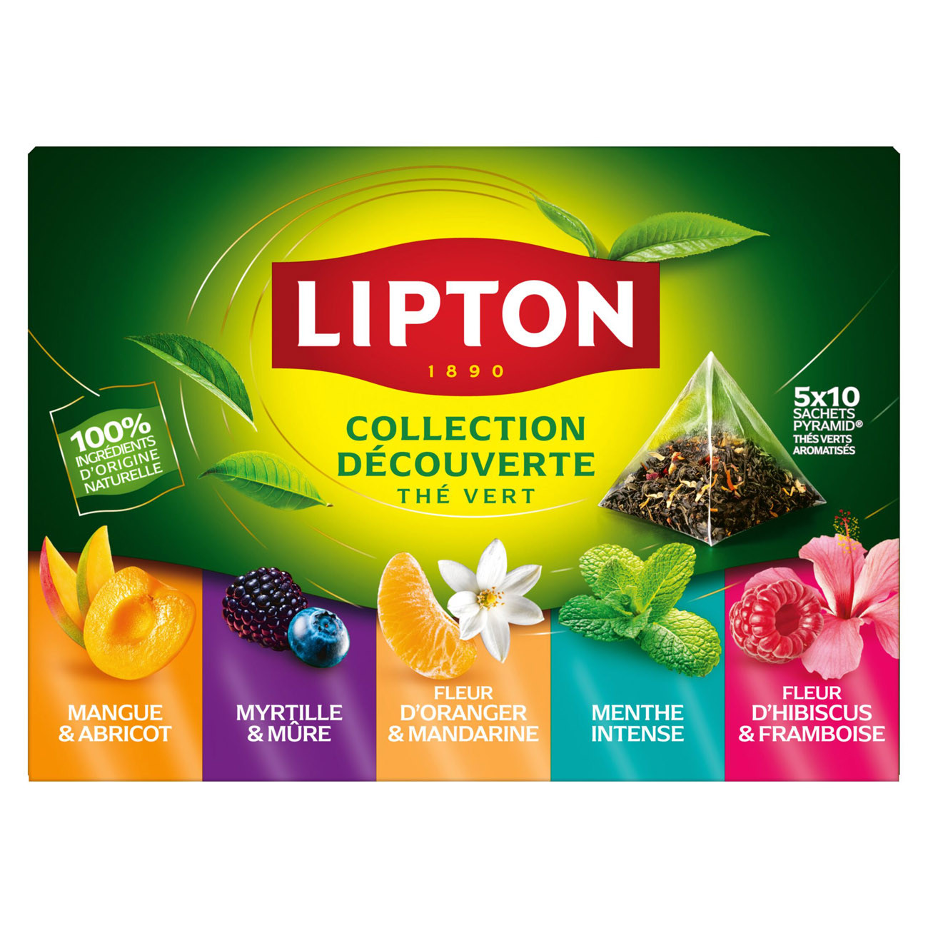LIPTON 50 Coffrets thés Pyramide Lipton - vue 2