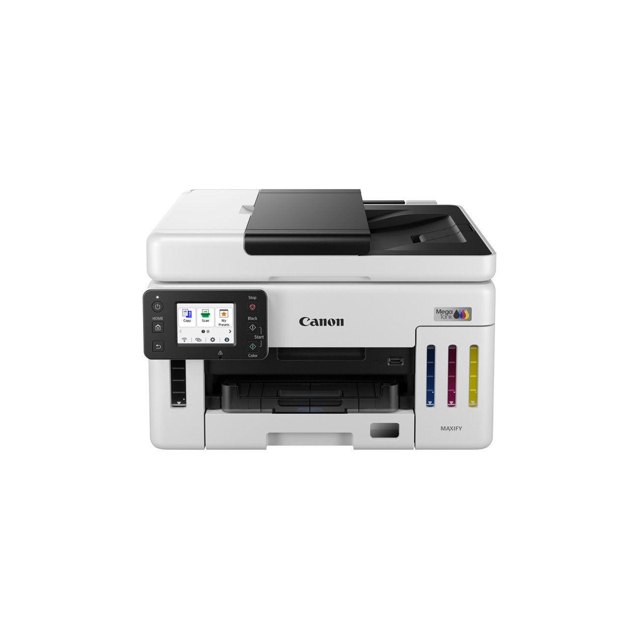 Canon MAXIFY GX6150 Imprimante de Bureau Compacte Imprimante Scanner et Copieur MegaTank à Jet d'encre Couleur sans Fil Tout en Un Connectivité Wi FI Ethernet et USB - vue 8