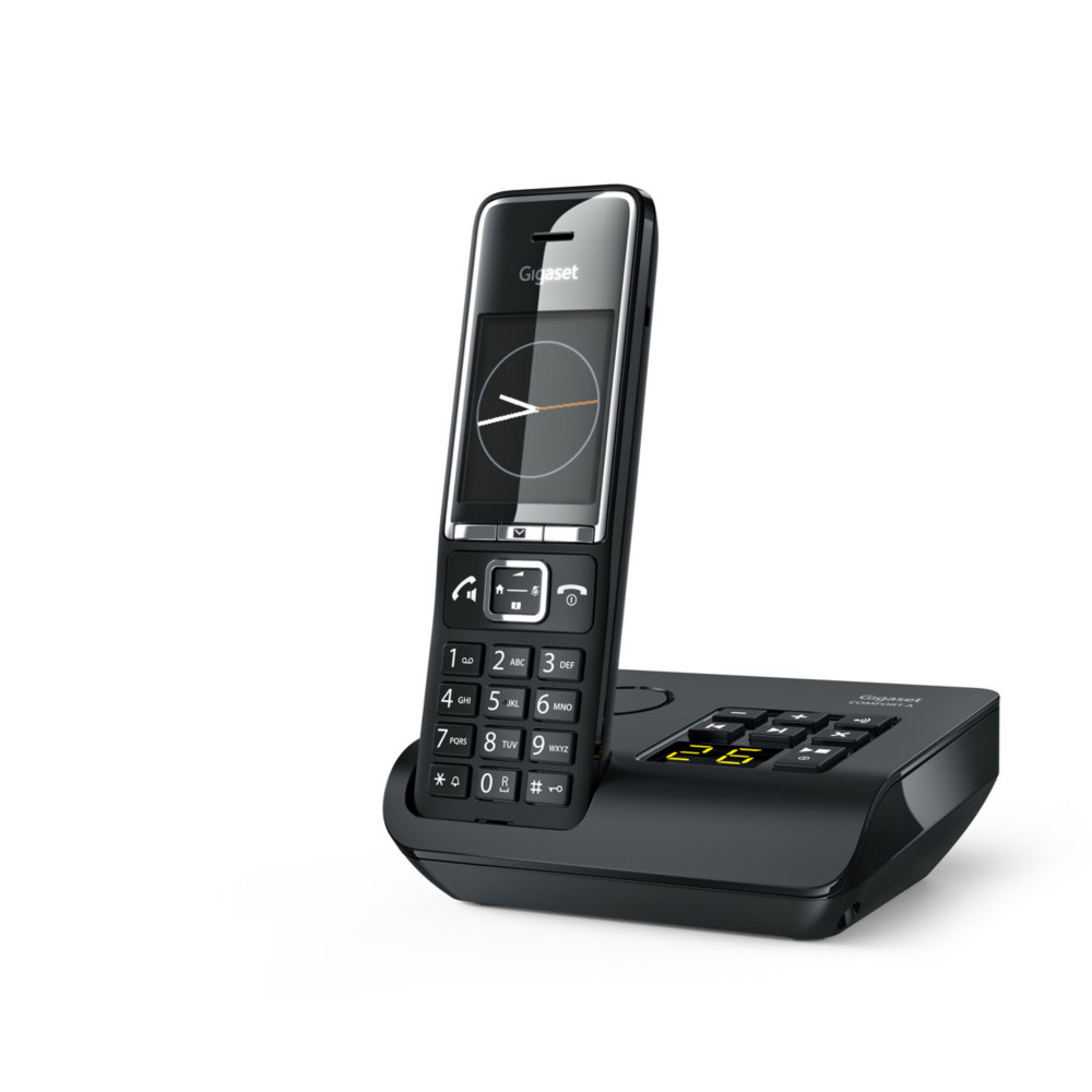 Gigaset Tlphone sans fil COMFORT 550A noir avec rpondeur