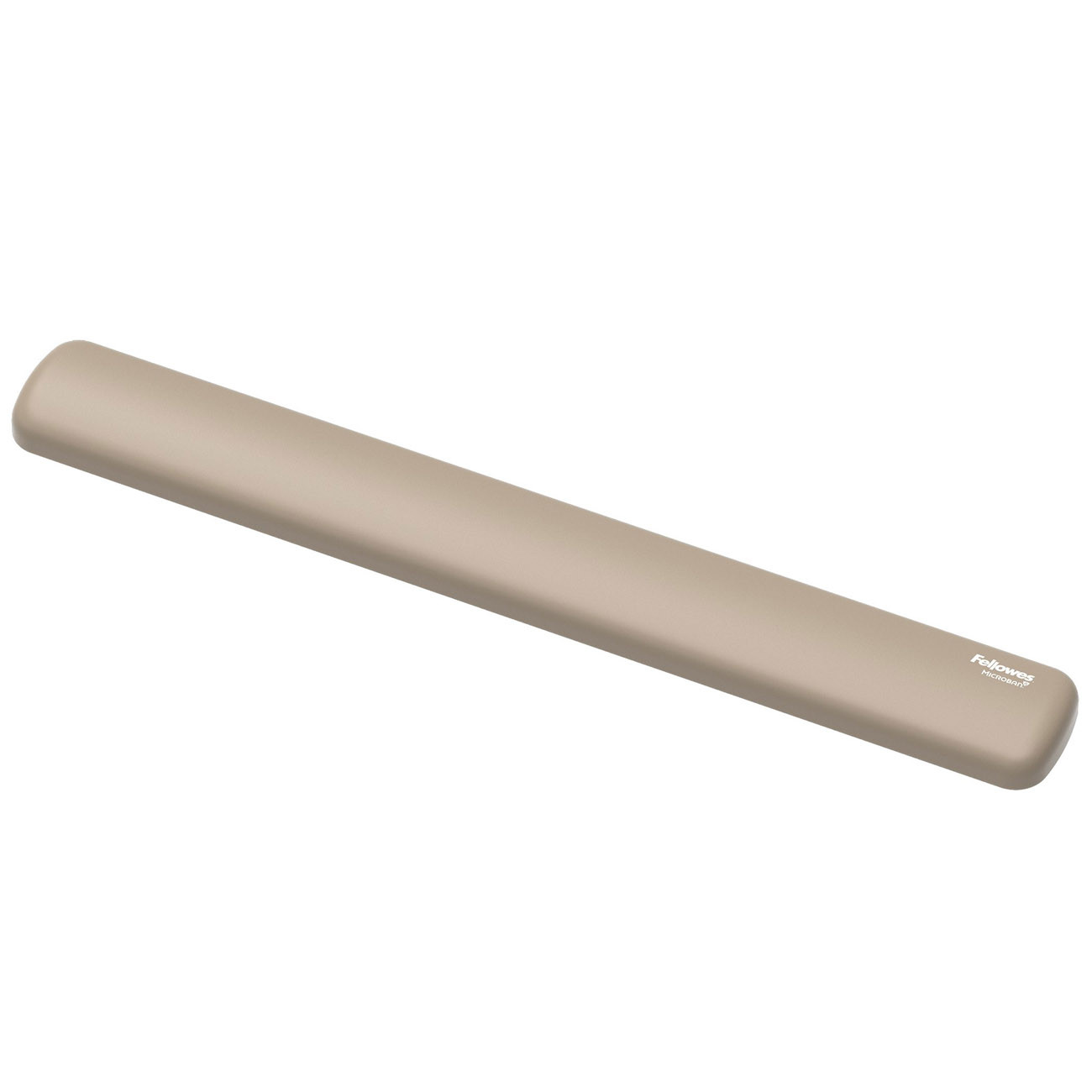 Fellowes Repose-poignet Breyta pour clavier classique - Coussin antibactérien en silicone doux - L. 47 x P. 6 cm - Sable
