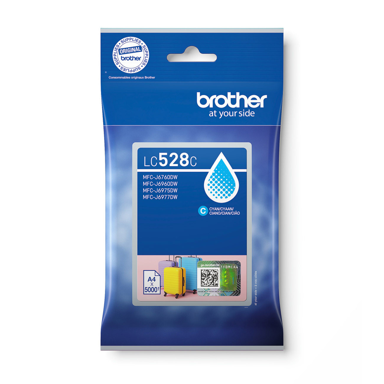 Brother LC528C cartouche d'encre Original Cyan - vue 5