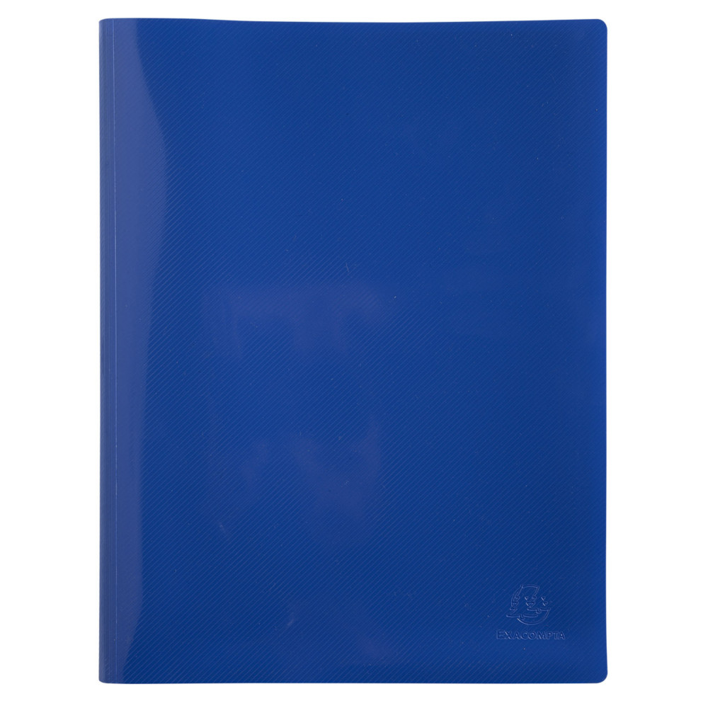 Exacompta Porte vues Bee Blue A4 - Polypropylne semi rigide - 30 pochettes - 60 vues - Bleu Marine