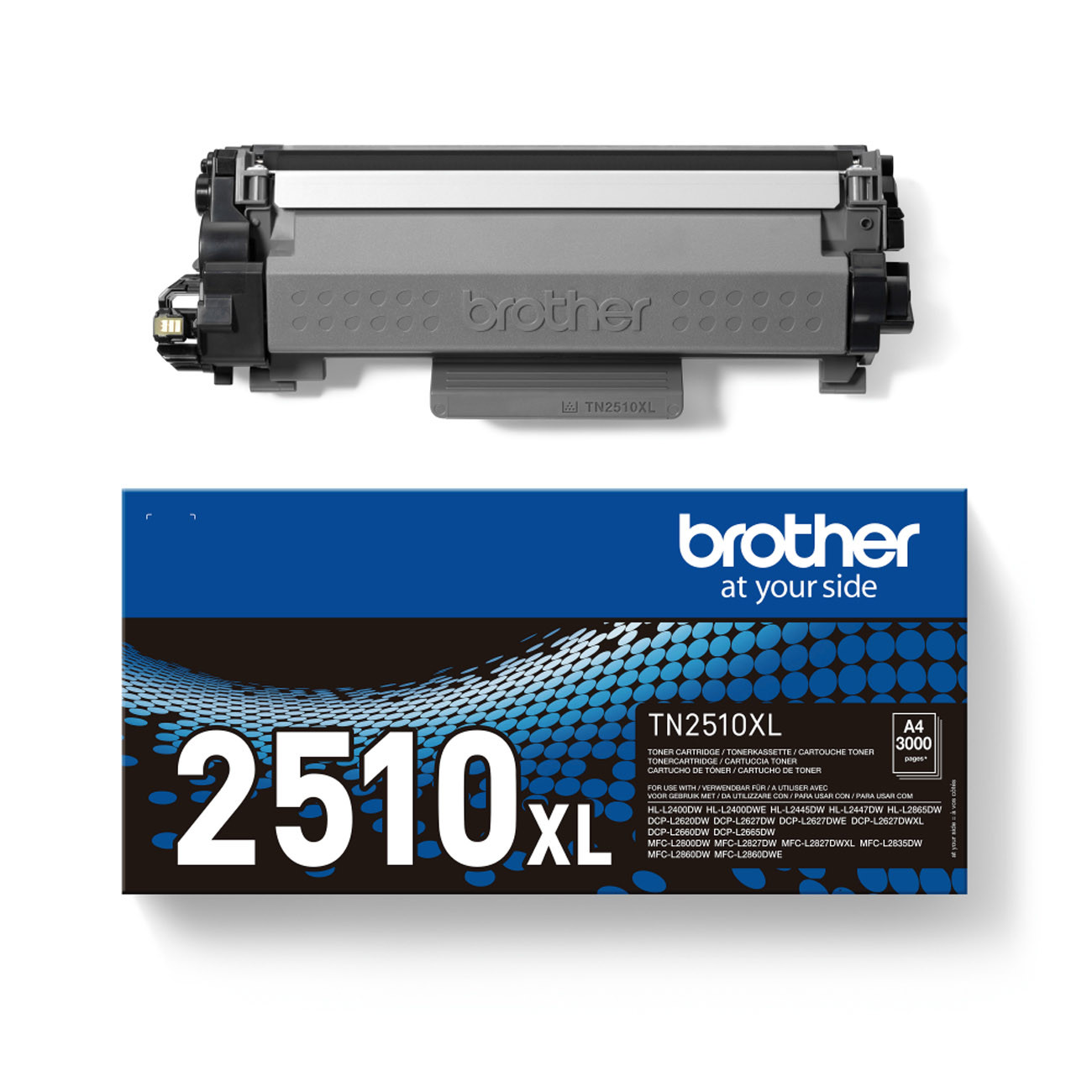 Brother TN2510XL Toner original - Noir