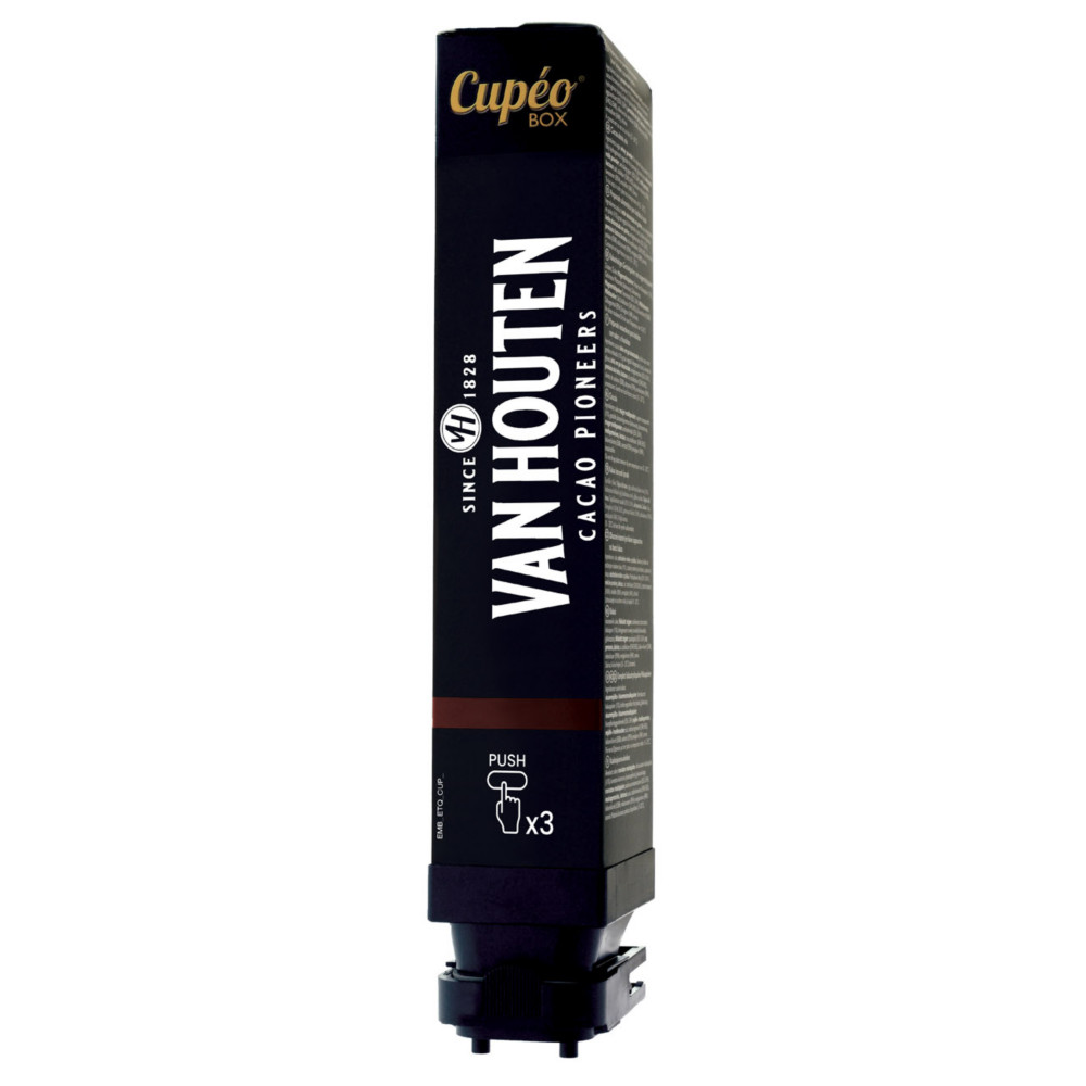 Cupo Cartouche chocolat Van Houten pour distributeur boisson chaude JEDE - 30 tasses