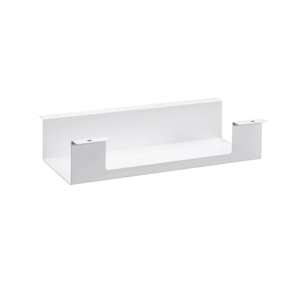 Goulotte organisateur de cbles L. 60 cm  Blanc