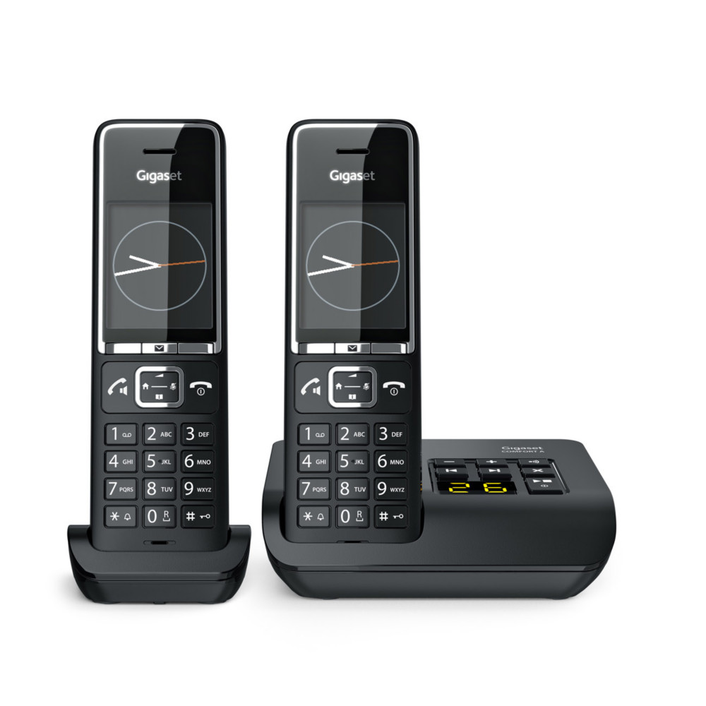 Gigaset Tlphone sans fil COMFORT 550A Duo noir avec rpondeur
