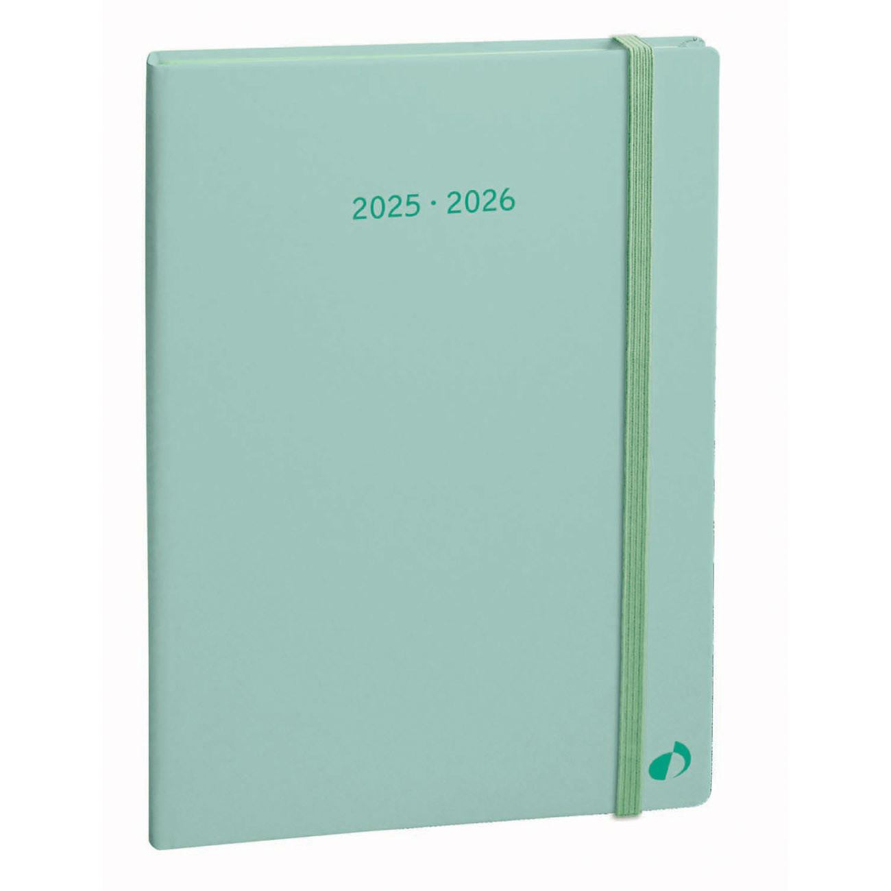 Quo Vadis Agenda semainier Plan Notes - 15 x 21 cm - Vert - Septembre 2025 à Décembre 2026
