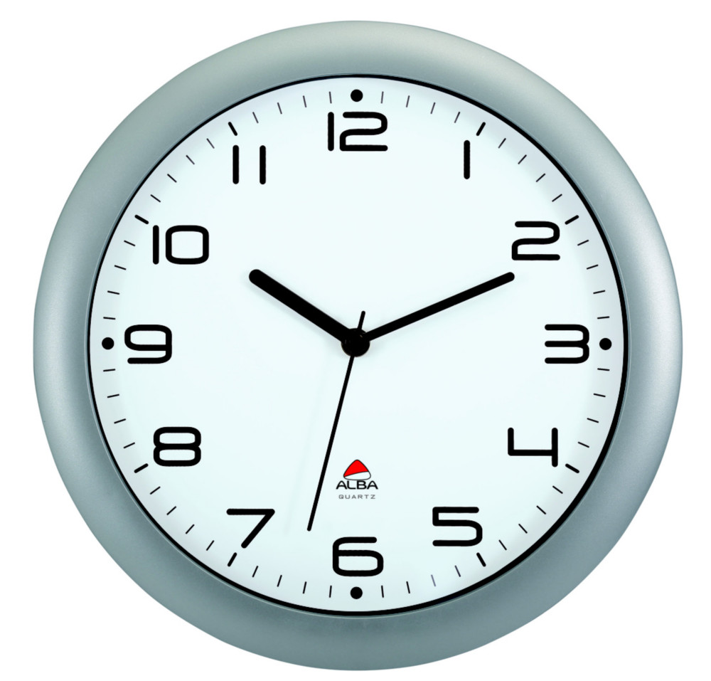 Alba Horloge murale Hornew  quartz - Diamtre 30 cm - Gris