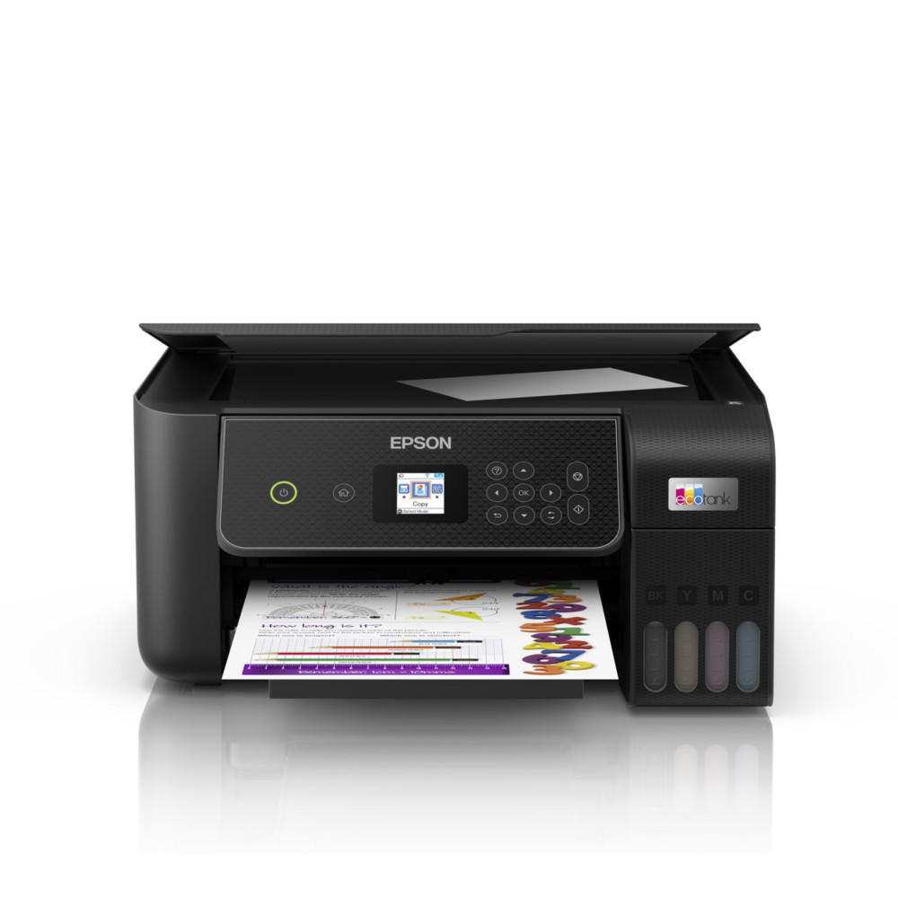 Epson EcoTank ET-2870 imprimante multifonction jet d'encre couleur A4  rservoirs d'encre - Ecran LCD - Wifi